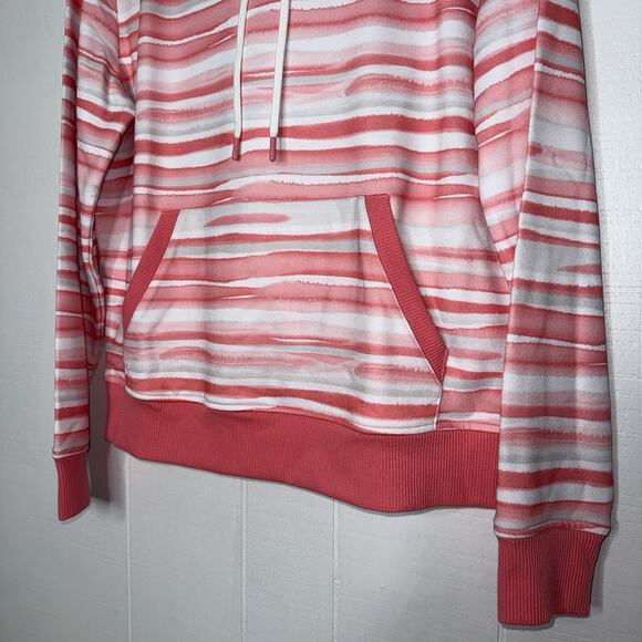 Footjoy Women’s Watercolor Pullover Golf Hoodie Bright Coral Size Medium - Picture 4 of 6